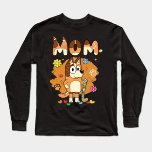 Mom Hockey Style Long Sleeve T-Shirt